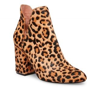 Steve Madden Pony Hair Cheetah Print Bootie